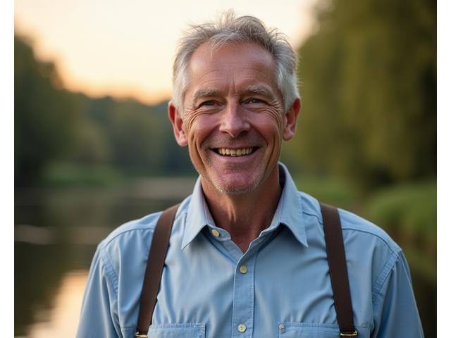 Portrait of Alistair Finch, founder of Moorhen Lures